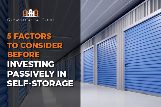 investing passively in self storage